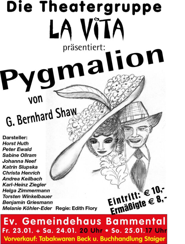 Plakat Pygmalion